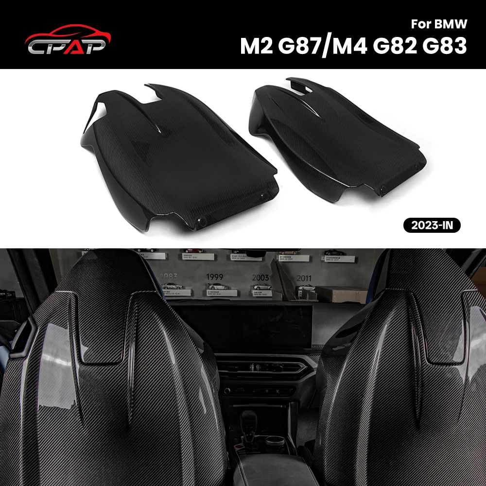 Real Dry Carbon Fiber Car Front Seat Back Cover Trim For For BWM M2 G87 M4 G82 G83 OEM Style 2023-IN
Real Dry Carbon Fiber Car Front Seat Back Cover Trim For For BWM M2 G87 M4 G82 G83 OEM Style 2023-IN
