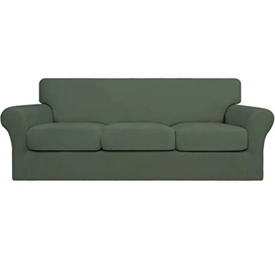 Комплект из 4 эластичных мягких чехлов для дивана - Моющийся чехол для 3-местного дивана - Защитный чехол для дивана от домашних животных
Комплект из 4 эластичных мягких чехлов для дивана - Моющийся чехол для 3-местного дивана - Защитный чехол для дивана от домашних животных