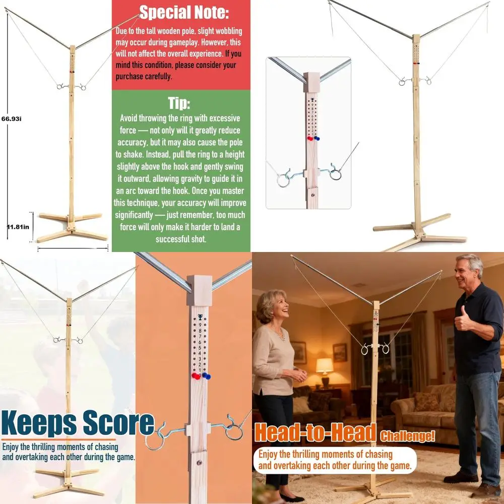 Стоящая игра с крючками и кольцами, негабаритная подвижная игра с крючками и кольцами в помещении и на открытом воздухе с веревкой для вечеринки, двора, качелей Nig
Стоящая игра с крючками и кольцами, негабаритная подвижная игра с крючками и кольцами в помещении и на открытом воздухе с веревкой для вечеринки, двора, качелей Nig