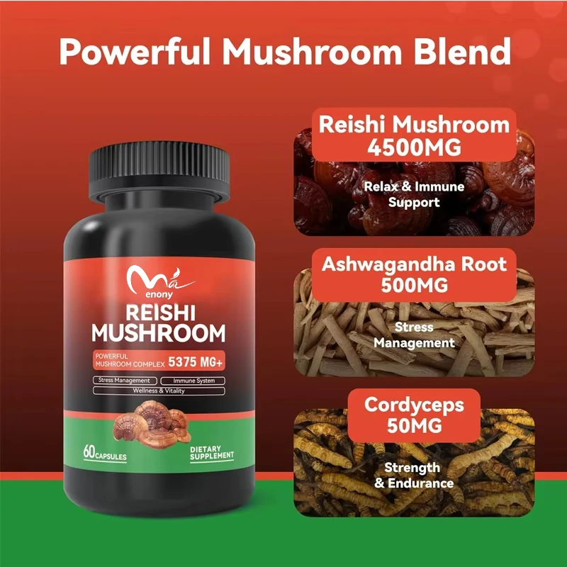 Грибные капсулы Lingzhi, Грибовые добавки Cordyceps sinensis, Имунотационное здоровье, Витательность, Грибовидный комплекс, 60 капсул
Грибные капсулы Lingzhi, Грибовые добавки Cordyceps sinensis, Имунотационное здоровье, Витательность, Грибовидный комплекс, 60 капсул