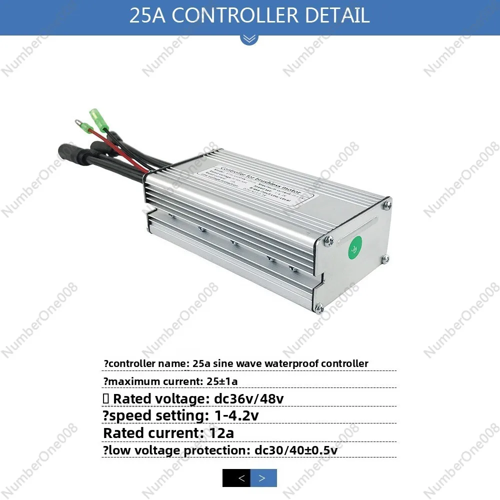 Sinusoidal Wave Controller 36V 48V 25A - High-Performance Motor Drive for E-Bikes and Scooters 
Sinusoidal Wave Controller 36V 48V 25A - High-Performance Motor Drive for E-Bikes and Scooters