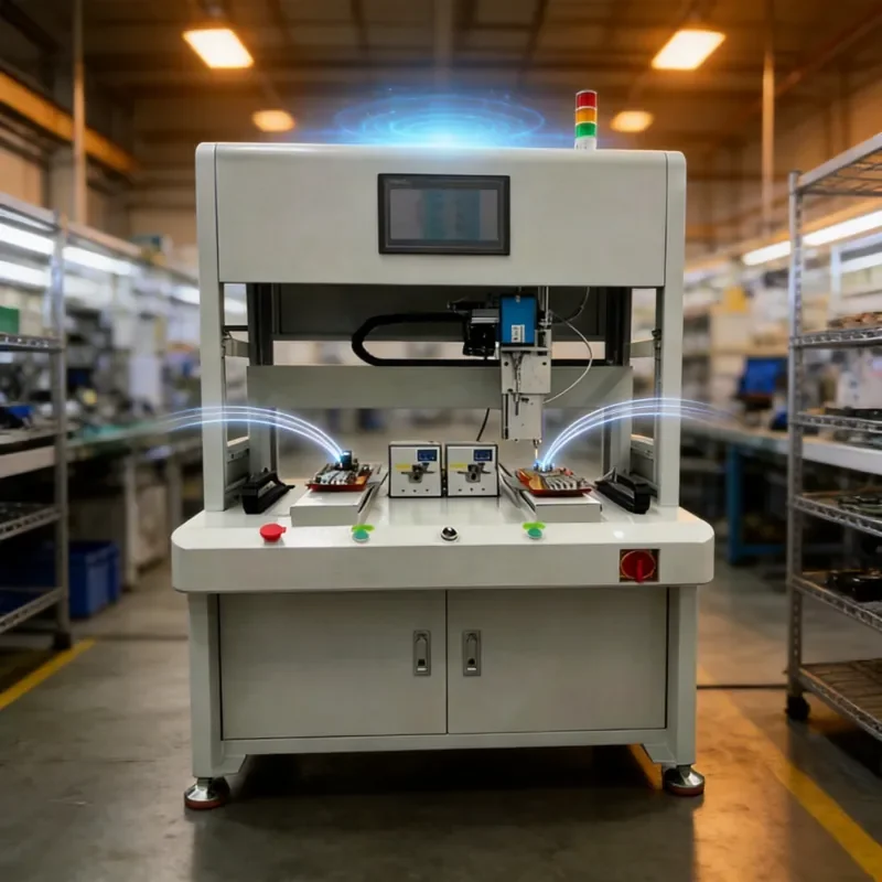 Automatic locking screw machine locks two different screws at the same time, the torque can be adjusted, and the accuracy is
Automatic locking screw machine locks two different screws at the same time, the torque can be adjusted, and the accuracy is