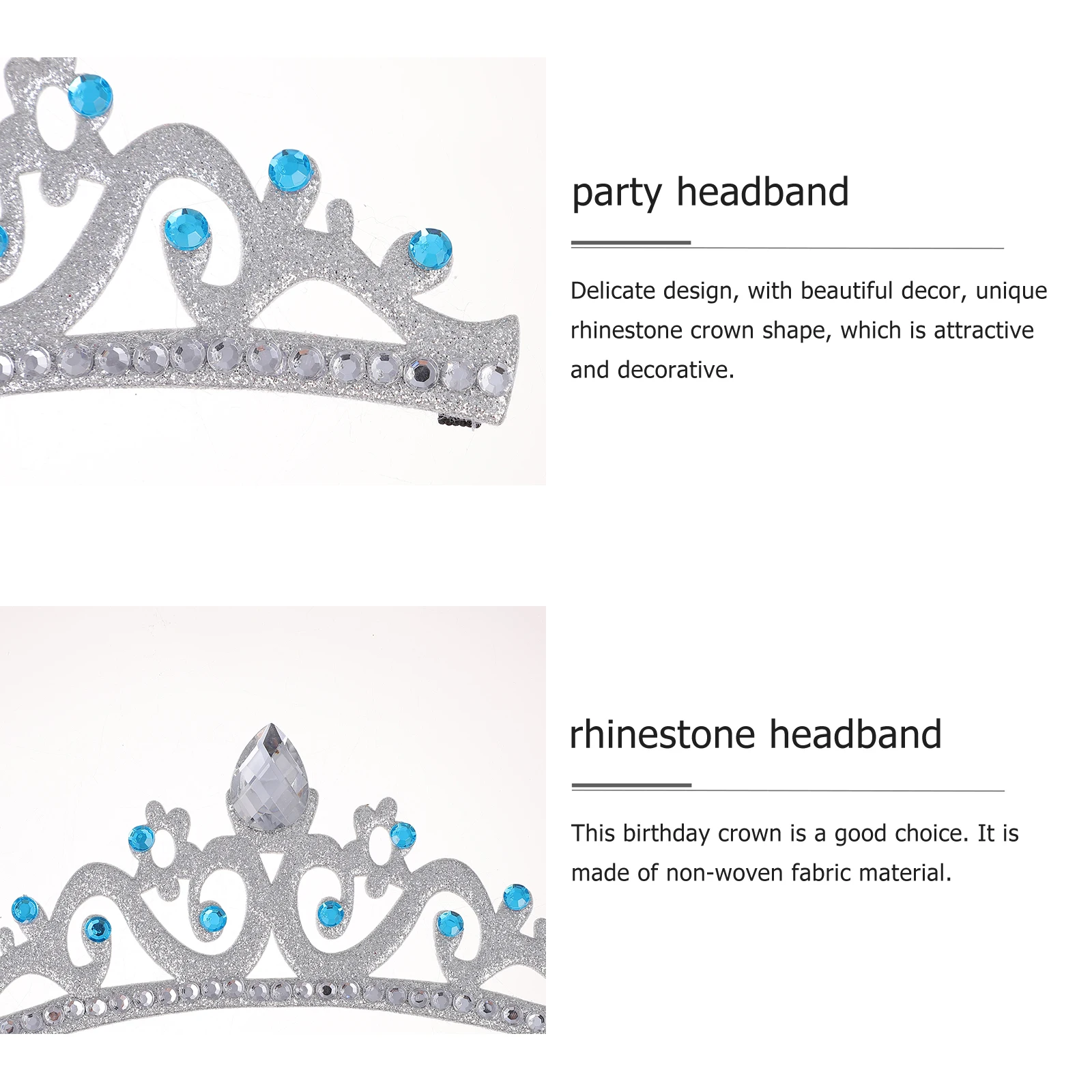 Delicate Rhinestone Hairband Exquisite Party Headband For Girls Birthday Festival Decor Creative Hair Accessory Unique Durable
Delicate Rhinestone Hairband Exquisite Party Headband For Girls Birthday Festival Decor Creative Hair Accessory Unique Durable