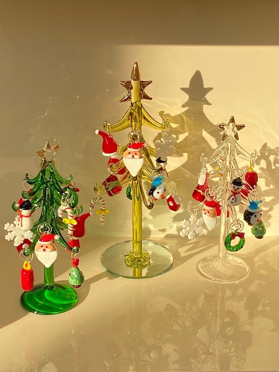 Shinymomo Christmas Decorations Glass Miniature Cartoon Christmas Tree Creative Home Tabletop Ornaments Festive Gifts
Shinymomo Christmas Decorations Glass Miniature Cartoon Christmas Tree Creative Home Tabletop Ornaments Festive Gifts