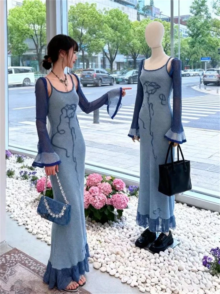 Elegant Lady Style Fashionable Two-Piece Set Women's Dress High-End Sensation Early Autumn New Model Open Cardigan Trendy
Elegant Lady Style Fashionable Two-Piece Set Women's Dress High-End Sensation Early Autumn New Model Open Cardigan Trendy
