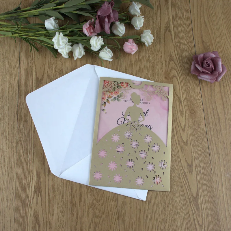 Customized. Aimanxi New Laser Hollow Lace European Wedding Wedding Invitation Birthday Blessing Card Business Invitatio
Customized. Aimanxi New Laser Hollow Lace European Wedding Wedding Invitation Birthday Blessing Card Business Invitatio