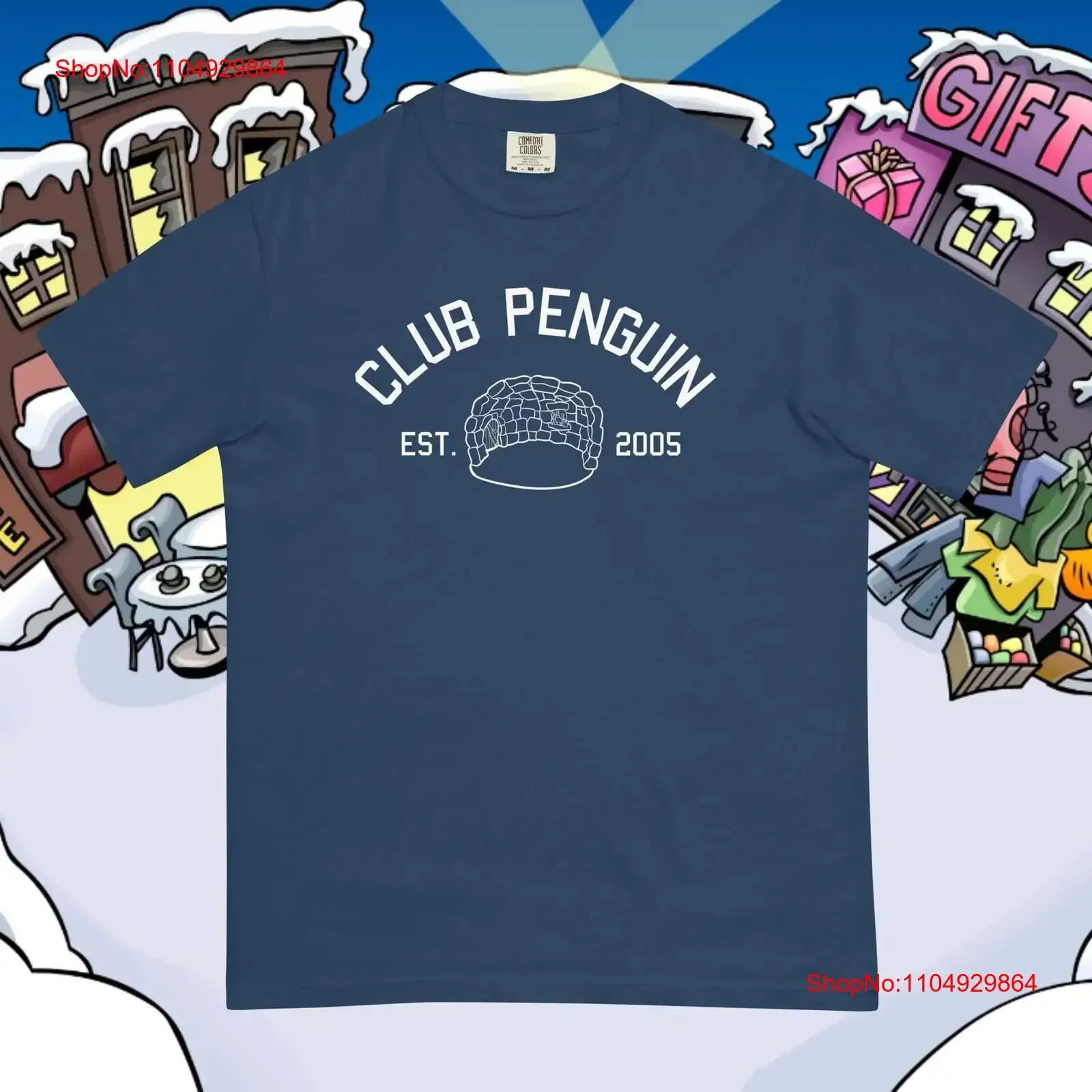 Club Penguin Est 2005 Vintage College Style T Shirt for Fans Merchandise vintage Washed graphic Versatile Unisex
Club Penguin Est 2005 Vintage College Style T Shirt for Fans Merchandise vintage Washed graphic Versatile Unisex