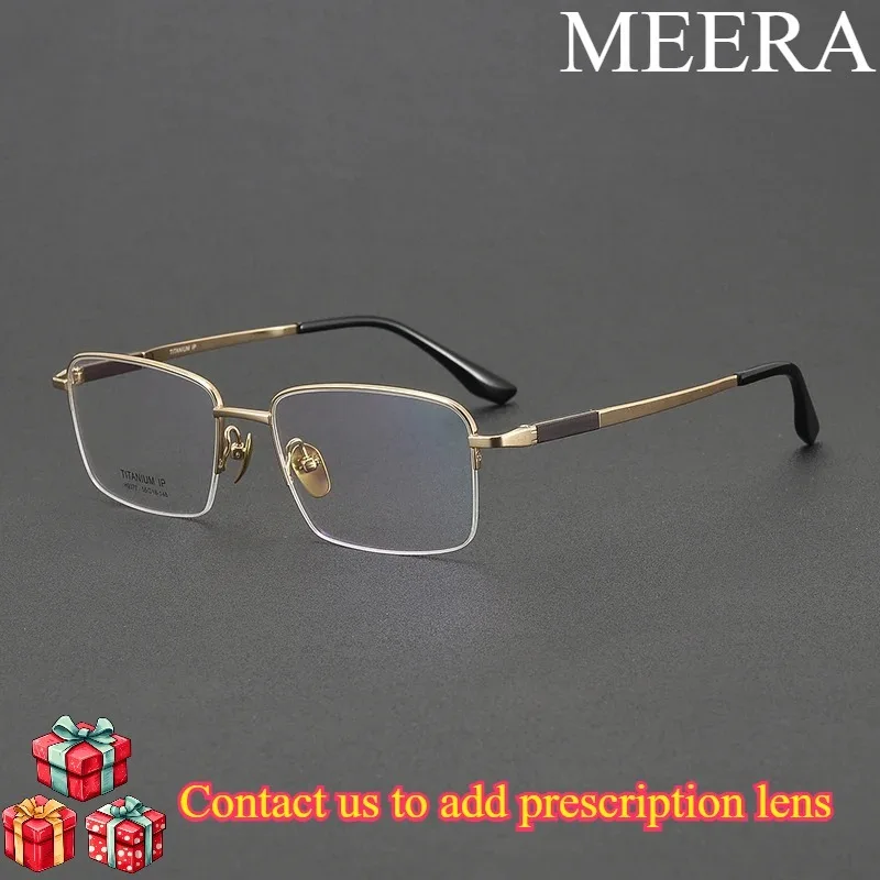 Latest Ultra-light Luxury Optical Half Frame Eyeglasses Frame Hot Sale Men Women Glasses Semi-Rimless Patchwork Pure Titanium
Latest Ultra-light Luxury Optical Half Frame Eyeglasses Frame Hot Sale Men Women Glasses Semi-Rimless Patchwork Pure Titanium