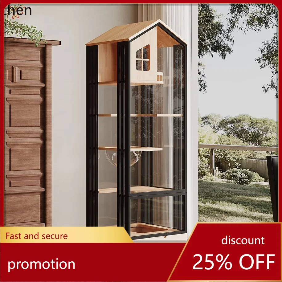 ZML cat villa solid wood cage indoor large free space cat artifact cabinet
ZML cat villa solid wood cage indoor large free space cat artifact cabinet
