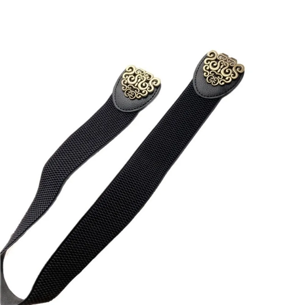 Metal Buckle Women Elastic Band Waist Defining Comfortable Stretch Waistband Solid Color Elastic Wide Belts Ladies Female
Metal Buckle Women Elastic Band Waist Defining Comfortable Stretch Waistband Solid Color Elastic Wide Belts Ladies Female