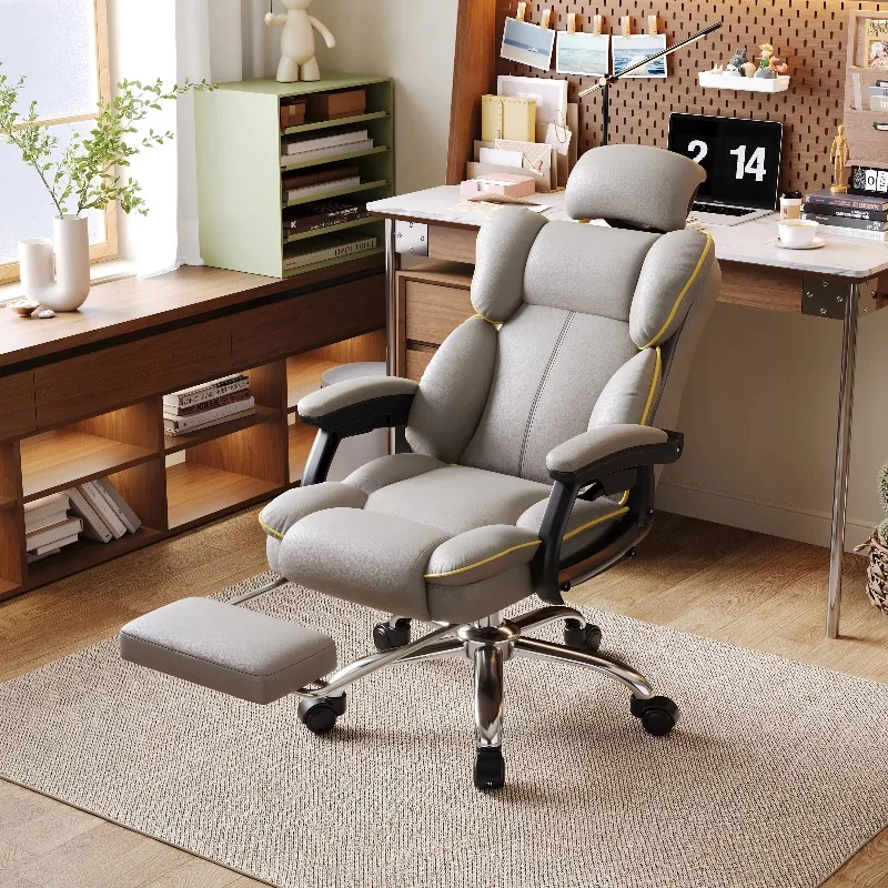 High-quality Modern Adjustable Computer Chair Comfortable Household Reclining Game Chair with Footrest
High-quality Modern Adjustable Computer Chair Comfortable Household Reclining Game Chair with Footrest