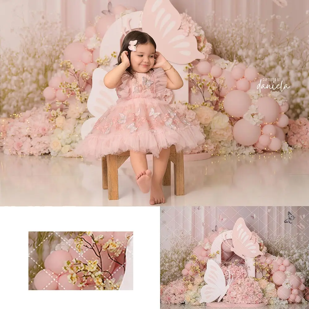 Blushing Butterfly Dreams Photography Backdrop Pink Florals Kids Baby Cake Smash Photocall Decor Girls Adult Birthday Background
Blushing Butterfly Dreams Photography Backdrop Pink Florals Kids Baby Cake Smash Photocall Decor Girls Adult Birthday Background