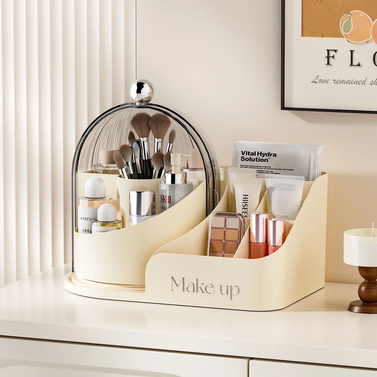 High-Looking Cosmetic Storage Box, Transparent Rotating Makeup Brush Set, Dust-Proof Compartmentalized Lipstick and Eyebrow Pencil Desktop Storage Box
High-Looking Cosmetic Storage Box, Transparent Rotating Makeup Brush Set, Dust-Proof Compartmentalized Lipstick and Eyebrow Pencil Desktop Storage Box