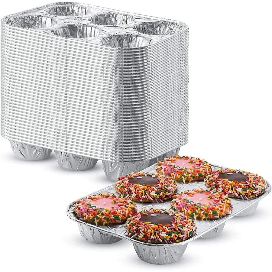 Muffin Pan 6Cup Cupcake Aluminum Pans Favorite Muffin Tin Size for Baking Cupcakes 200
Muffin Pan 6Cup Cupcake Aluminum Pans Favorite Muffin Tin Size for Baking Cupcakes 200