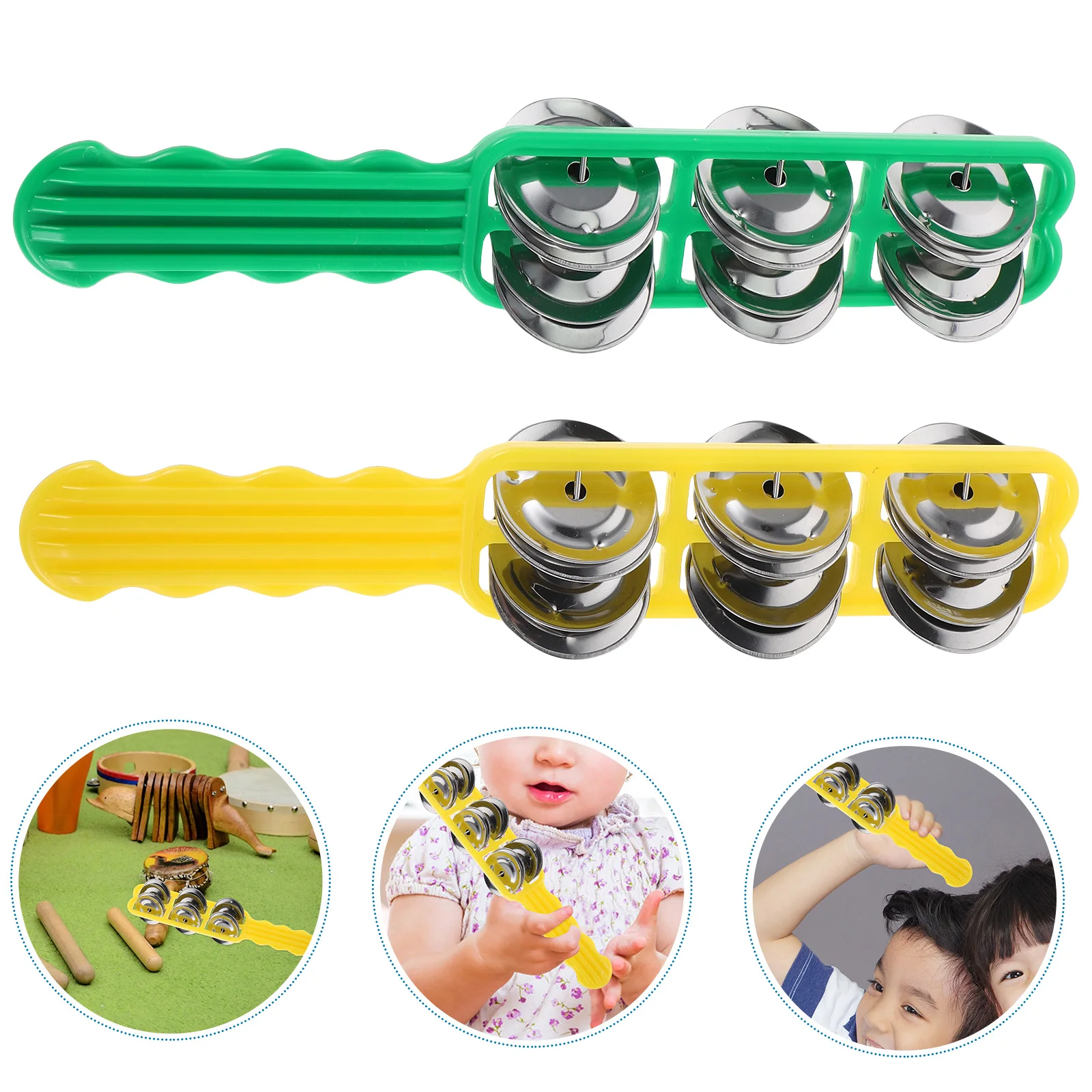 2 Pcs Orff Instrument Bell Kids Instruments String Bells Children's Toys Hand Musical Metal Percussion
2 Pcs Orff Instrument Bell Kids Instruments String Bells Children's Toys Hand Musical Metal Percussion