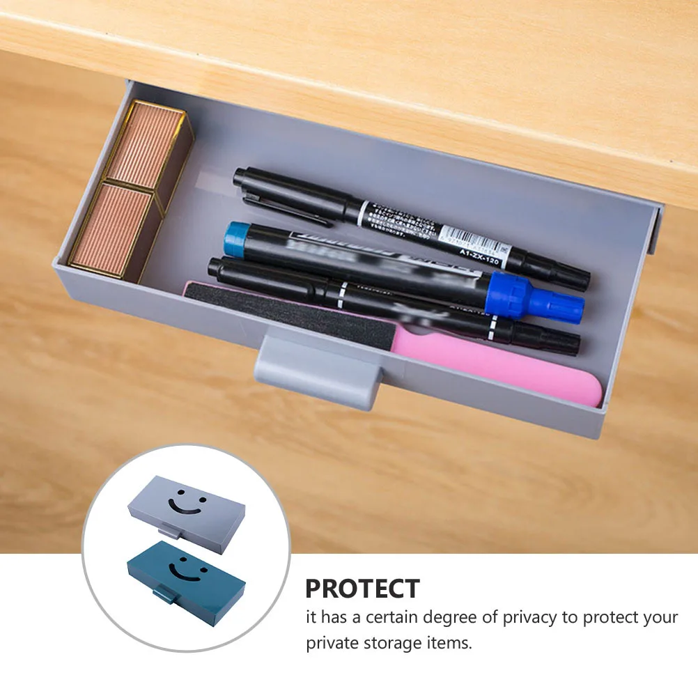 2Pcs Desk Bottom Storage Box Hidden Organizer for Office Table Adhesive Holder Stationery Supplies Hidden Storage Box
2Pcs Desk Bottom Storage Box Hidden Organizer for Office Table Adhesive Holder Stationery Supplies Hidden Storage Box