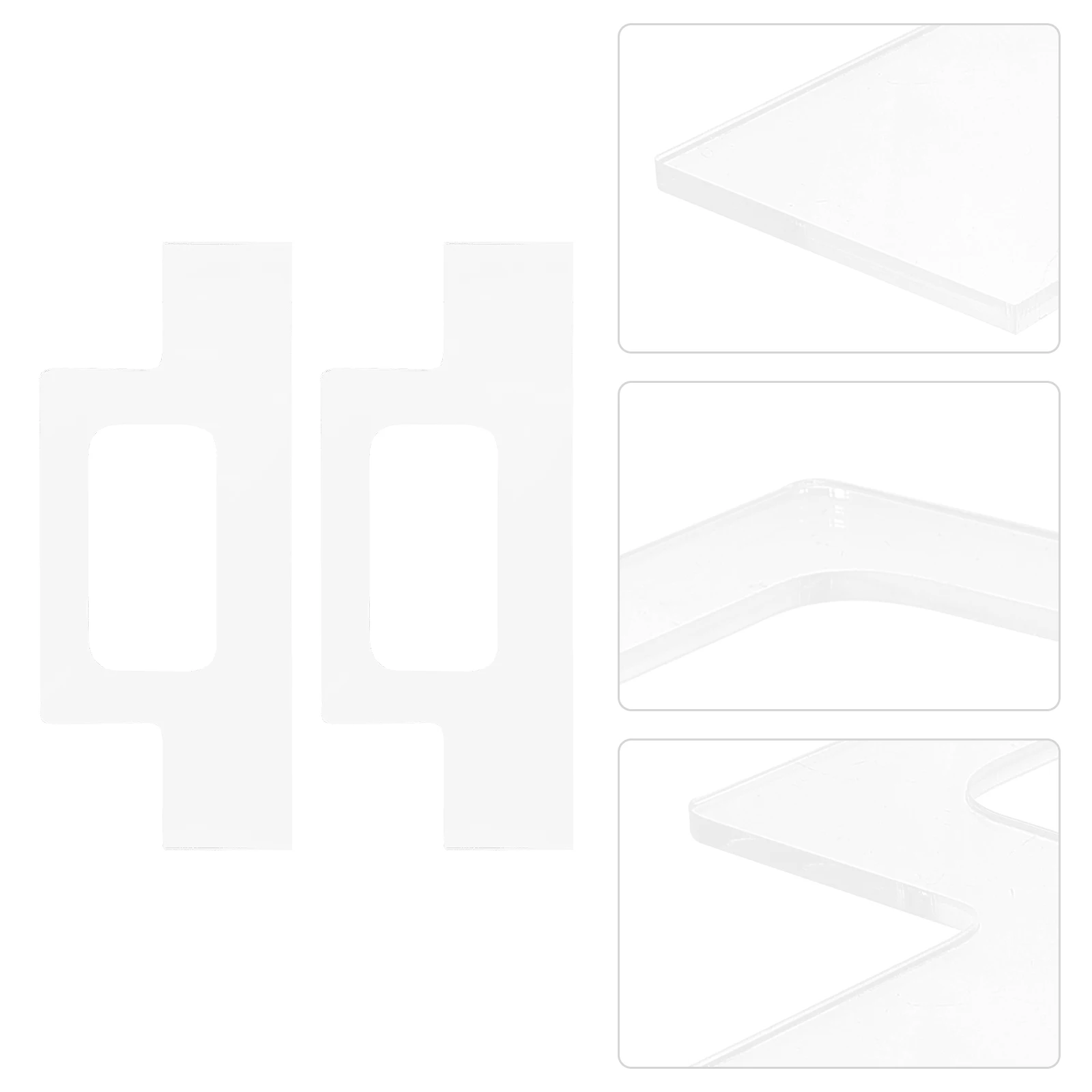 2pcs Acrylic Charcuterie Handle Stencil Clear Cutting Board Handle Template Reusable Woodworking Stencils For Chopping Board
2pcs Acrylic Charcuterie Handle Stencil Clear Cutting Board Handle Template Reusable Woodworking Stencils For Chopping Board