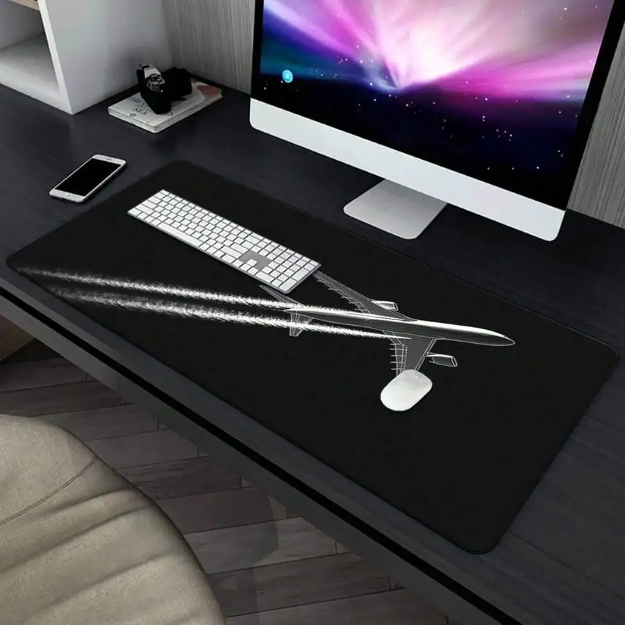 Large Airplane Pattern Mouse Pad With Anti-Slip Base For PC Laptop Gaming Office
Large Airplane Pattern Mouse Pad With Anti-Slip Base For PC Laptop Gaming Office