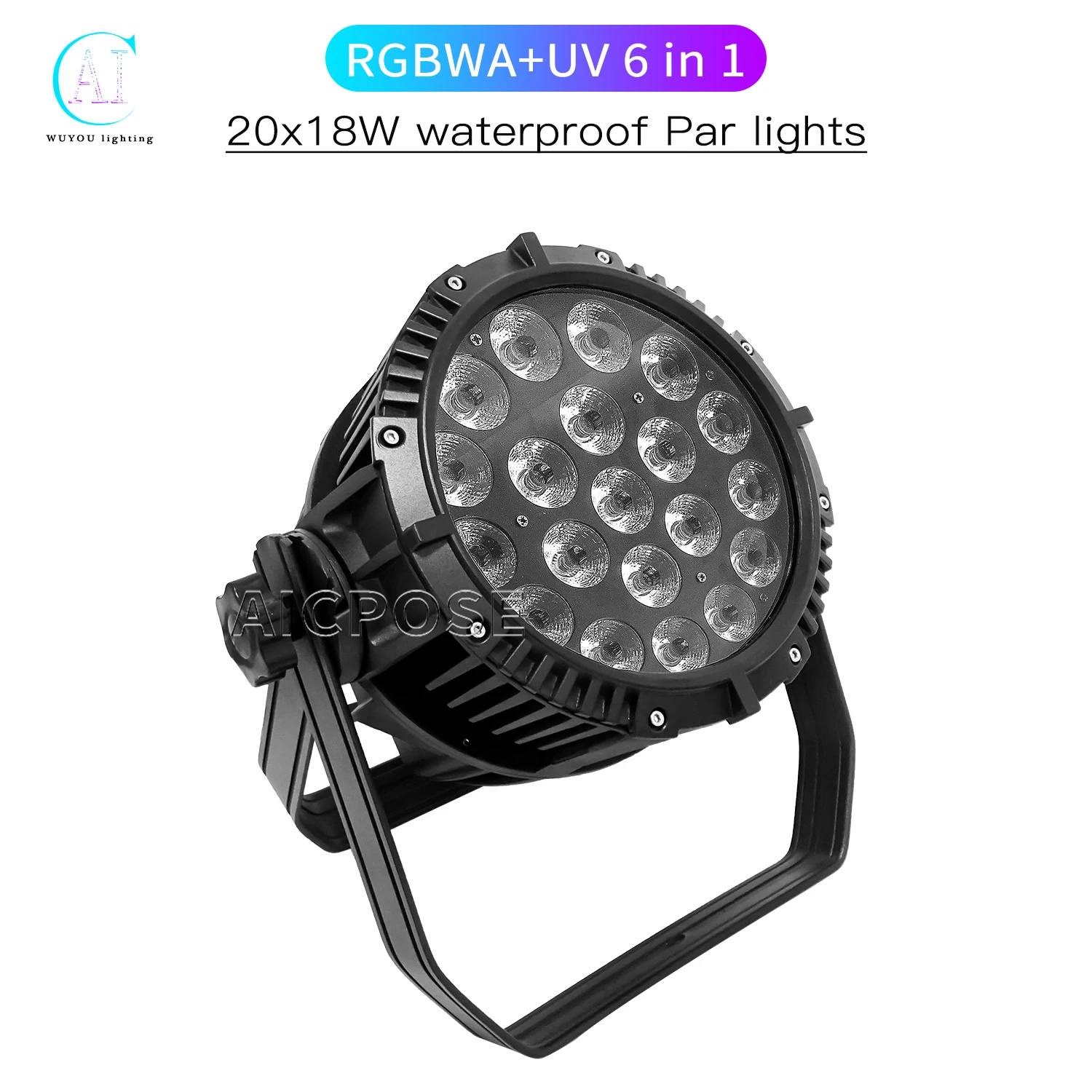 Водонепроницаемый светильник для дискотеки, 20x12 Вт, RGBW/20x18 Вт, RGBWA UV, 6 в 1
Водонепроницаемый светильник для дискотеки, 20x12 Вт, RGBW/20x18 Вт, RGBWA UV, 6 в 1