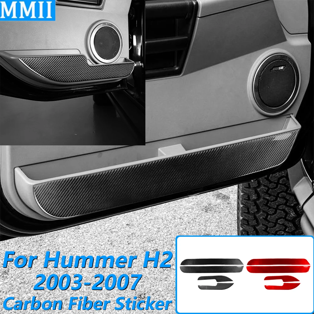 For Hummer H2 2003-2007 Carbon Fiber Front Rear Inner Door Storage Box Panel Cover Trim Set Car Accessories Interior Sticker
For Hummer H2 2003-2007 Carbon Fiber Front Rear Inner Door Storage Box Panel Cover Trim Set Car Accessories Interior Sticker