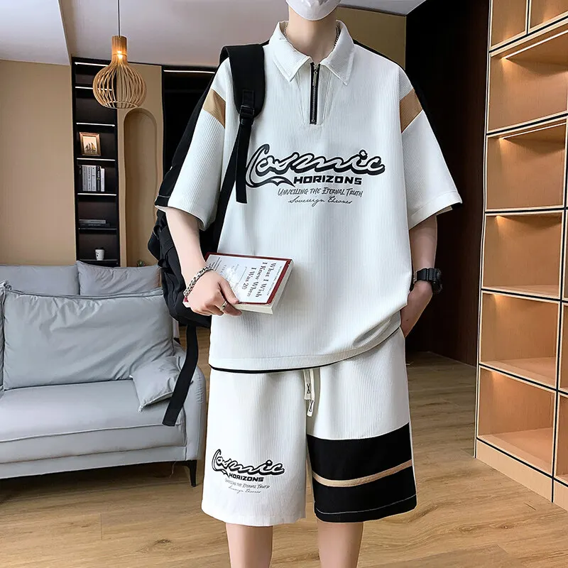 Summer fashion Teen trend suit Casual Sports two-piece fashion match suit Comfortable fabric super cool without deformation
Summer fashion Teen trend suit Casual Sports two-piece fashion match suit Comfortable fabric super cool without deformation