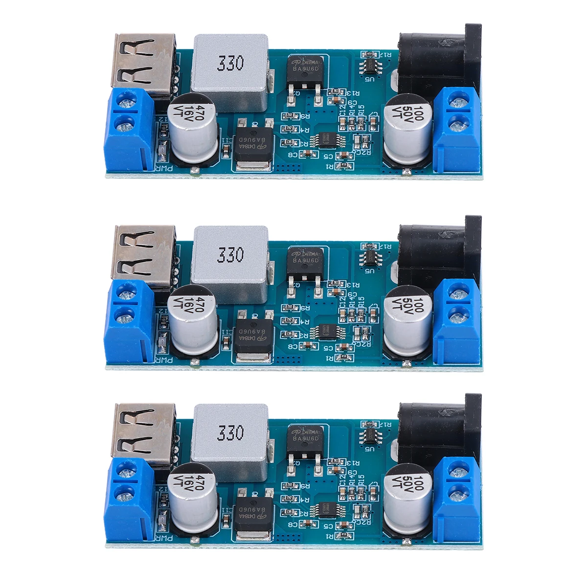 3 pcs Converter Step-Down Module Adjustable Voltage Regulator Supply Module For Diy Mobile Camera Vehicle Power Supply
3 pcs Converter Step-Down Module Adjustable Voltage Regulator Supply Module For Diy Mobile Camera Vehicle Power Supply