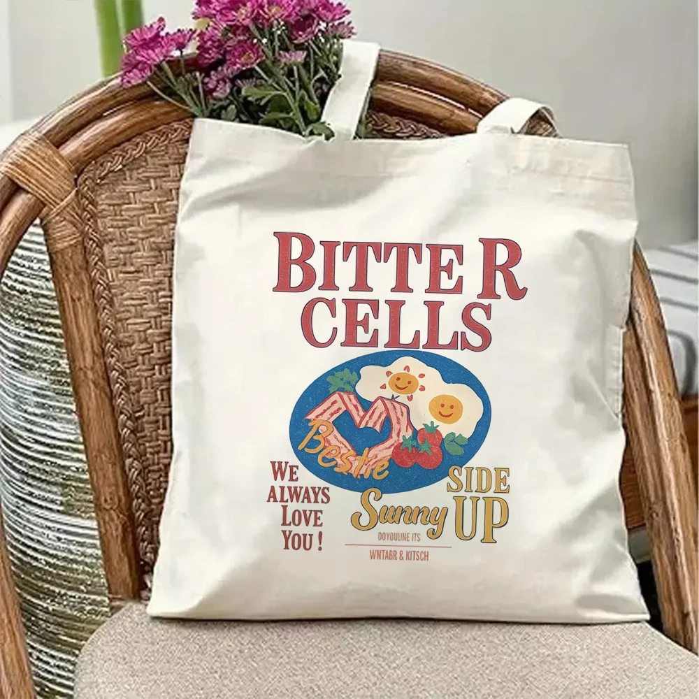 Kitsch Art Lettering Canvas Shoulder Bag Aesthetic Y2K Food Casual Shopper Pouch
Kitsch Art Lettering Canvas Shoulder Bag Aesthetic Y2K Food Casual Shopper Pouch