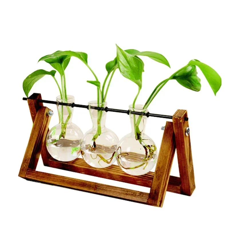 Terrarium Creative Hydroponic Plant Transparent Vase Wooden Frame vase decoratio Glass Tabletop Plant Bonsai Decor flower vase
Terrarium Creative Hydroponic Plant Transparent Vase Wooden Frame vase decoratio Glass Tabletop Plant Bonsai Decor flower vase