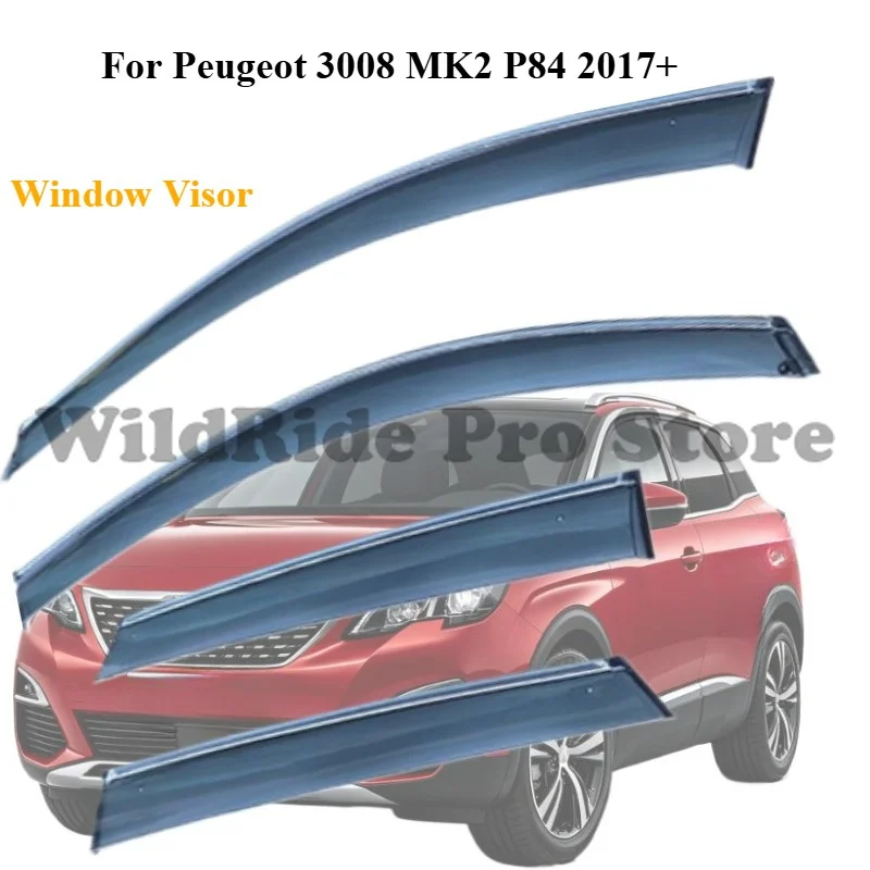 High Quality Side Window Visor Rain Guard Eyebrow Style For Peugeot 3008 MK2 P84 2017+ Durable Exterior Parts
High Quality Side Window Visor Rain Guard Eyebrow Style For Peugeot 3008 MK2 P84 2017+ Durable Exterior Parts