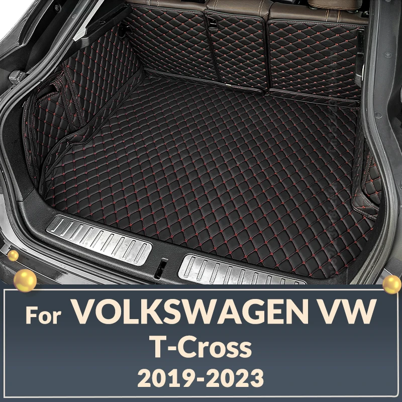 Автомобильный коврик для багажника с полным покрытием для VOLKSWAGEN VW T-Cross 2019, автомобильная Накладка для багажника, подкладка для груза, защитные аксессуары для интерьера
Автомобильный коврик для багажника с полным покрытием для VOLKSWAGEN VW T-Cross 2019, автомобильная Накладка для багажника, подкладка для груза, защитные аксессуары для интерьера