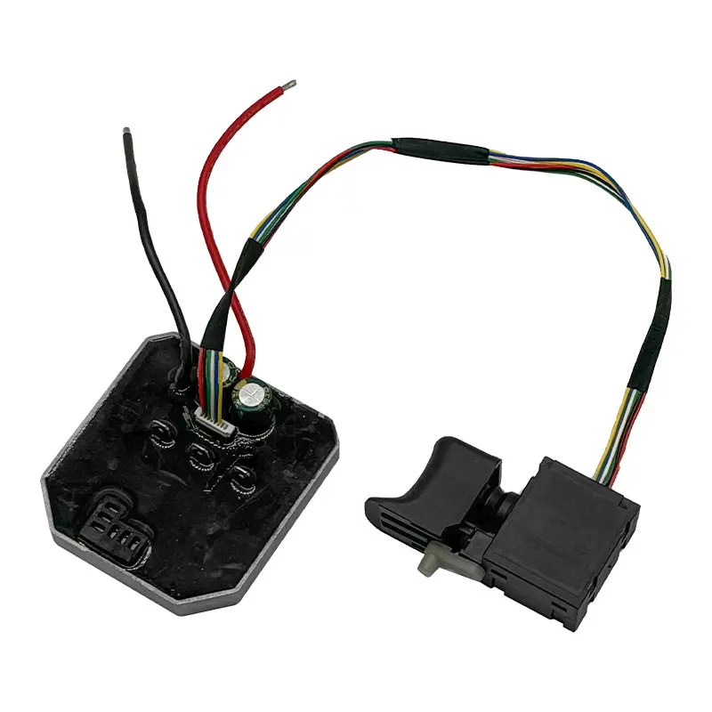 Power tool circuit protection board circuit board lithium electric drill control board switch combination
Power tool circuit protection board circuit board lithium electric drill control board switch combination