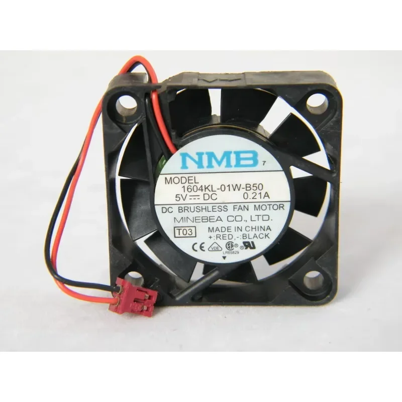 NMB-MAT 1604KL-01W-B50 T03 DC 5V 0.21A 40x40x10mm 2-Wire Server Cooling Fan
NMB-MAT 1604KL-01W-B50 T03 DC 5V 0.21A 40x40x10mm 2-Wire Server Cooling Fan