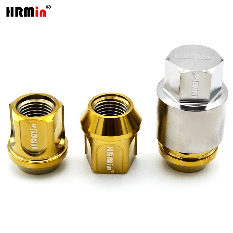 HRMin Gr.5 titanium cone seat anti-theft wheel lug nut titanium nut M12*1.25*27mm for Nissan,Greatwall,Geely,Subaru,Suzuki etc.
HRMin Gr.5 titanium cone seat anti-theft wheel lug nut titanium nut M12*1.25*27mm for Nissan,Greatwall,Geely,Subaru,Suzuki etc.