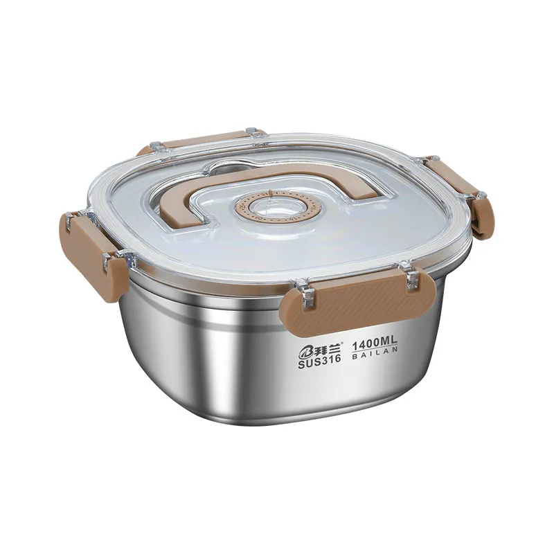 LTT stainless steel mini sealed box, fruit bento box, small storage box for refrigerator
LTT stainless steel mini sealed box, fruit bento box, small storage box for refrigerator