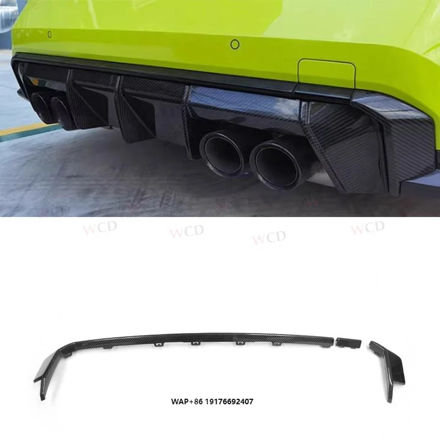 2021+ forBMW G80 G82 M3 M4 Dry Carbon Fiber Rear Diffuser New Rear Bumper Decorative Garnish Trim Spoiler Car Bodykit Accessory
2021+ forBMW G80 G82 M3 M4 Dry Carbon Fiber Rear Diffuser New Rear Bumper Decorative Garnish Trim Spoiler Car Bodykit Accessory