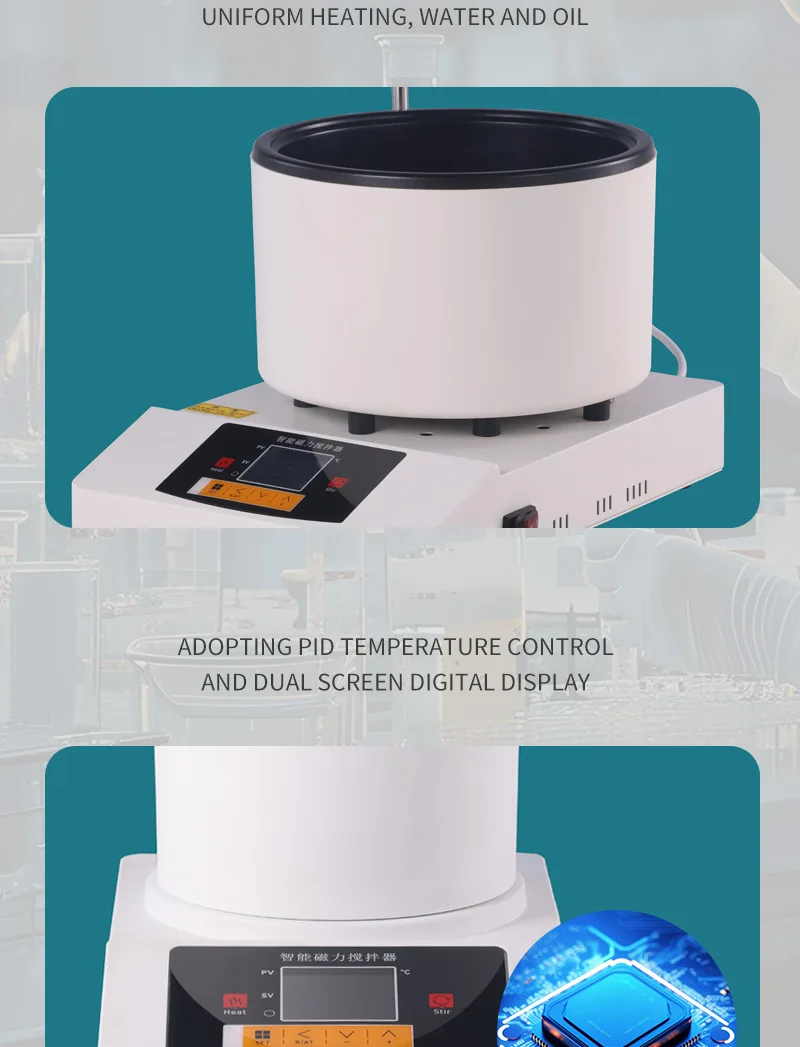 2026 New Electric Hot Plate Magnetic Stirrer | Laboratory Magnetic Stirrer with Adjustable Speed and Temperature
2026 New Electric Hot Plate Magnetic Stirrer | Laboratory Magnetic Stirrer with Adjustable Speed and Temperature