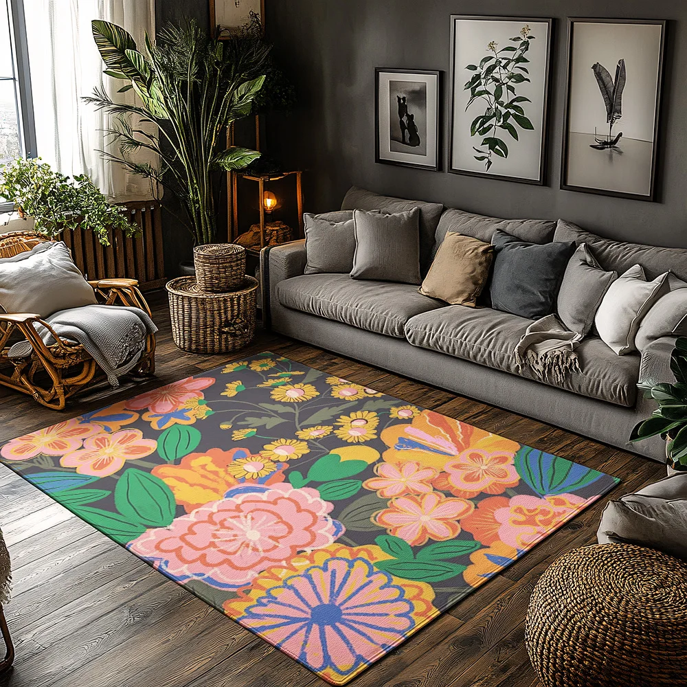 Коврик с цветочным принтом для дома и улицы, моющийся входной коврик, домашний декор, приветственный коврик, кухонный напольный ковер, нескользящий декоративный коврик
Коврик с цветочным принтом для дома и улицы, моющийся входной коврик, домашний декор, приветственный коврик, кухонный напольный ковер, нескользящий декоративный коврик