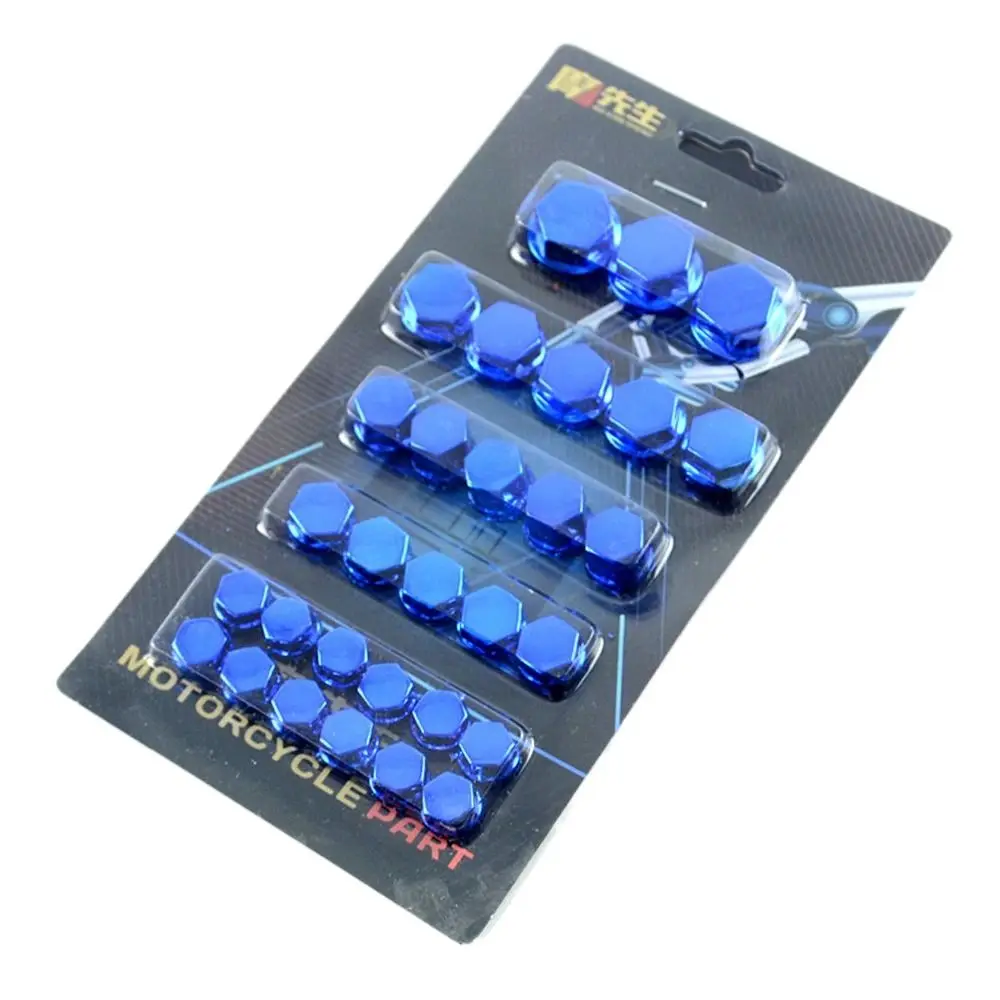 30PCS/Set High Quality Colored Accessories Motorbike Ornament Motorcycle Screw Cap Decorative Bolt Caps Engine Nut Cover
30PCS/Set High Quality Colored Accessories Motorbike Ornament Motorcycle Screw Cap Decorative Bolt Caps Engine Nut Cover