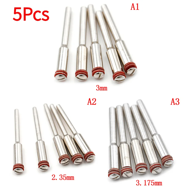5Pcs 3mm/2.35mm/3.175mm Screw Mandrel Shank Cut-off Wheel Holder Rotary Tool‘
5Pcs 3mm/2.35mm/3.175mm Screw Mandrel Shank Cut-off Wheel Holder Rotary Tool‘