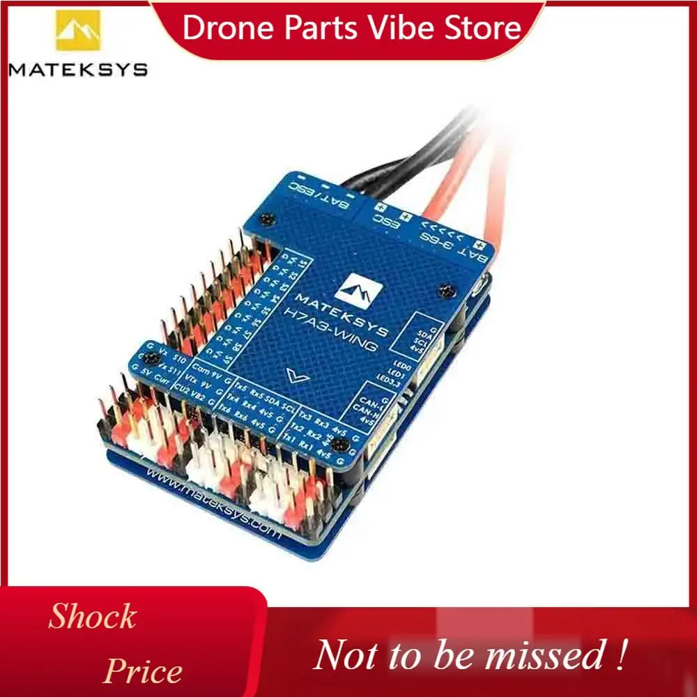 DP MATEK H7A3-WING Flight Controller MicroSD socket for Datalogging 3-8S Built-in OSD For Multirotor Airplane Fixed-Wing Drone R