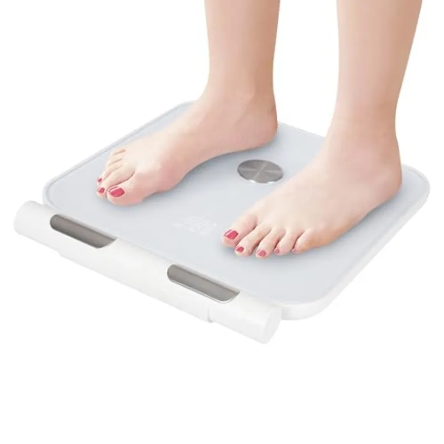 Smart Body Fat Scale with 8-Electrode Sensor for Weight and Fat Percentage LED Display High-Accuracy 3-180kg Capacity Black
Smart Body Fat Scale with 8-Electrode Sensor for Weight and Fat Percentage LED Display High-Accuracy 3-180kg Capacity Black