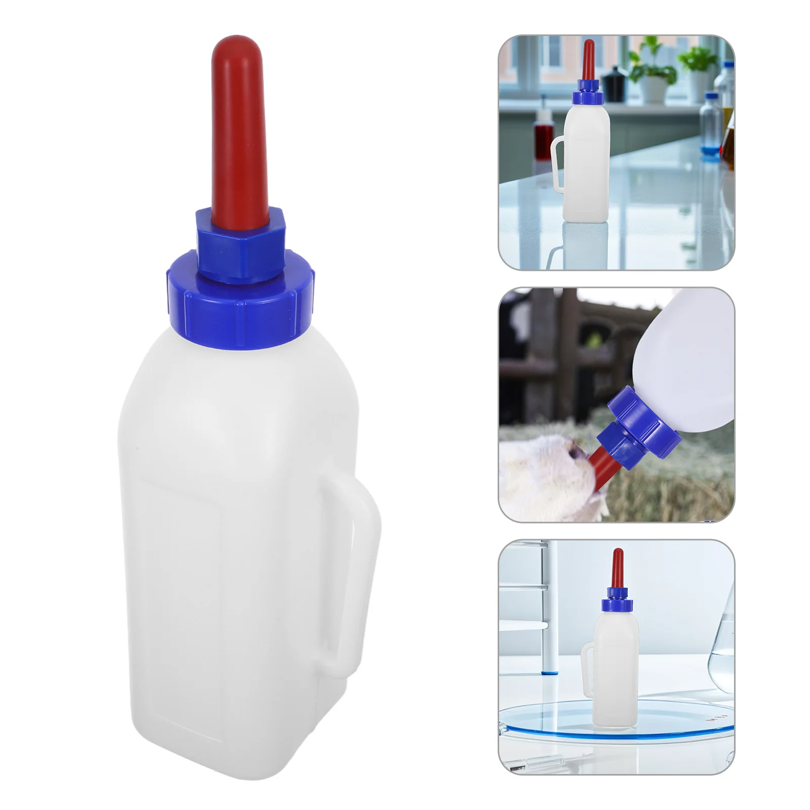 Animal Feeding Bottle 2L Feeder for Goat Sheep Lamb Puppy White Durable Design Bottle Feeder for Animals
Animal Feeding Bottle 2L Feeder for Goat Sheep Lamb Puppy White Durable Design Bottle Feeder for Animals