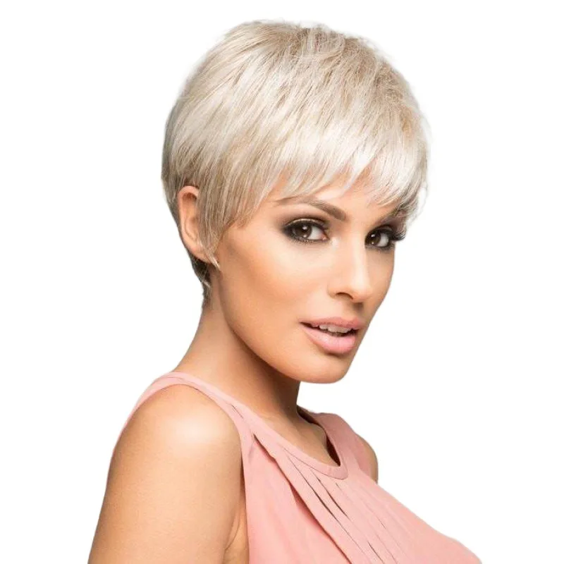Gradient gold European American wig short hair ladies synthetic hairstyle high elasticity rose net heat resistant for daily wear
Gradient gold European American wig short hair ladies synthetic hairstyle high elasticity rose net heat resistant for daily wear