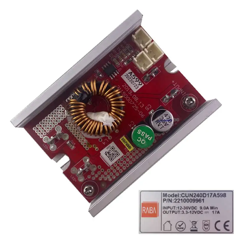 RUIBA CUN240D17A598 3.3-12V 17A Power Supply Power Board
RUIBA CUN240D17A598 3.3-12V 17A Power Supply Power Board