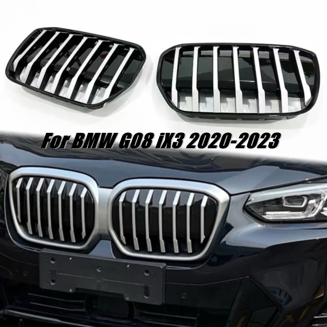 For Bmw G08 iX3 2020 2021 2022 2023 Pair Car Front Bumper Kidney Grille Racing Grill Style Gloss Air Intake Grille Car Styling
For Bmw G08 iX3 2020 2021 2022 2023 Pair Car Front Bumper Kidney Grille Racing Grill Style Gloss Air Intake Grille Car Styling