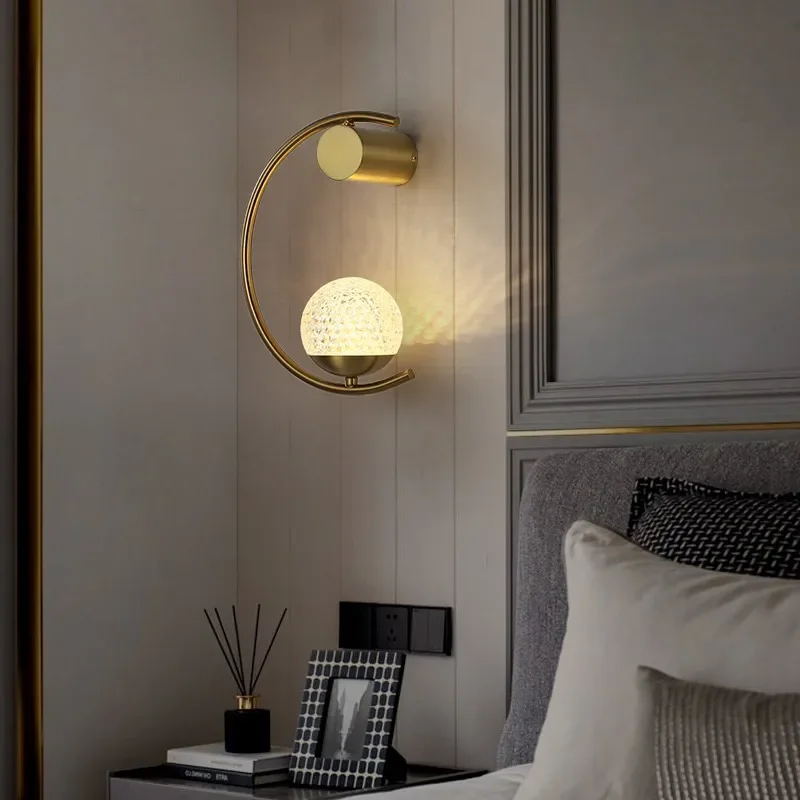 Nordic Bedside Wall Lamp Bedroom Stairs Luxury Wall Decor Lights Modern Living Room Decor Background Entrance Lighting Fixtures
Nordic Bedside Wall Lamp Bedroom Stairs Luxury Wall Decor Lights Modern Living Room Decor Background Entrance Lighting Fixtures