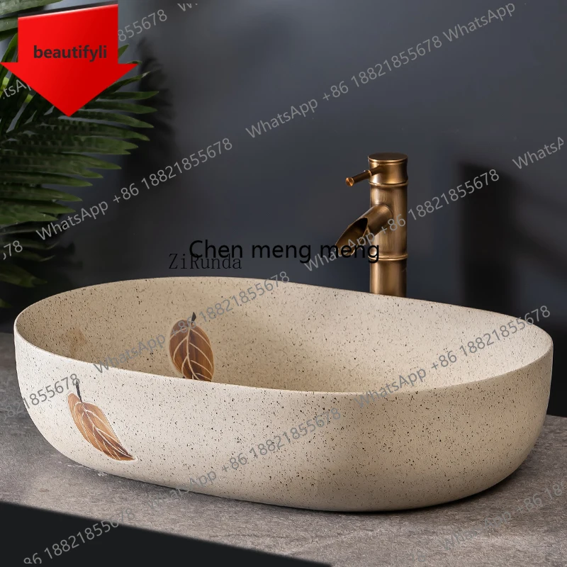 A46 Chinese basin antique hotel washbasin toilet household sink retro ceramic washbasin
A46 Chinese basin antique hotel washbasin toilet household sink retro ceramic washbasin