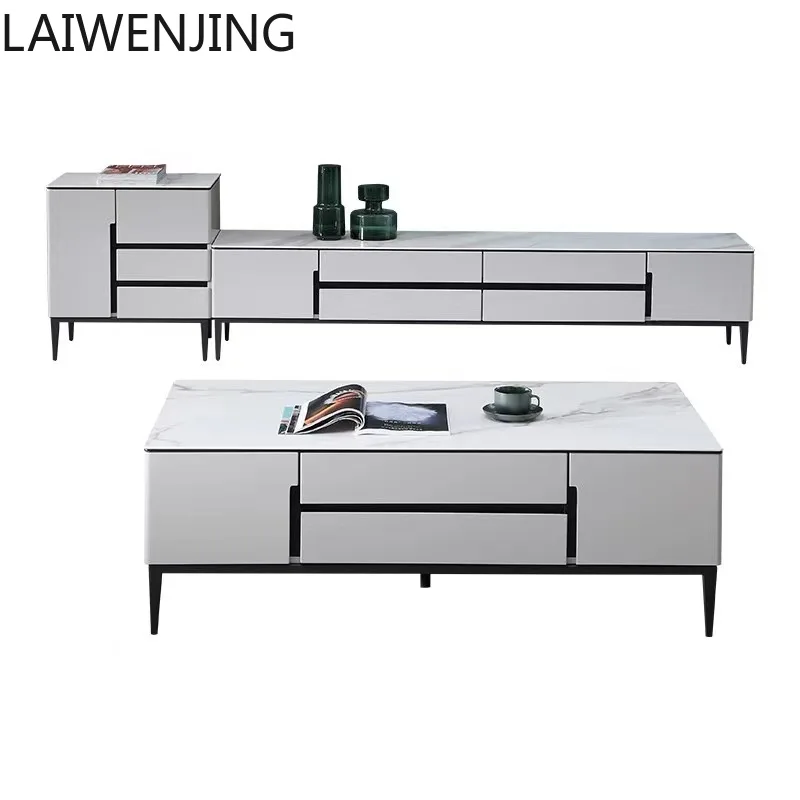 HLZ rock slab coffee table living room household simple modern TV cabinet combination rectangular small apartment two-chest
HLZ rock slab coffee table living room household simple modern TV cabinet combination rectangular small apartment two-chest