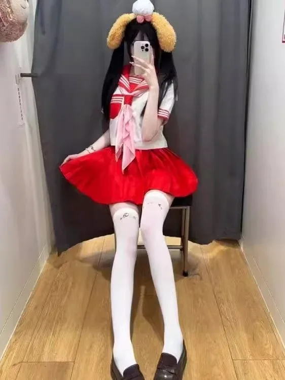 Оригинальный ort Sve School orm Set Cute Sweet Japanese Anime Sle orms для женщин Summer Faion College Sle
Оригинальный ort Sve School orm Set Cute Sweet Japanese Anime Sle orms для женщин Summer Faion College Sle