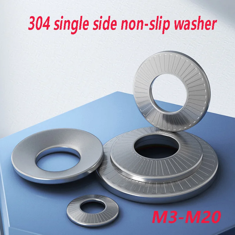 M3-M20 304 Stainless Steel Butterfly / Saddle Single-sided Toothed Washers Non-slip Gaskets M3 M4 M5 M6 M8 M10 M12 M14 M16 M20
M3-M20 304 Stainless Steel Butterfly / Saddle Single-sided Toothed Washers Non-slip Gaskets M3 M4 M5 M6 M8 M10 M12 M14 M16 M20